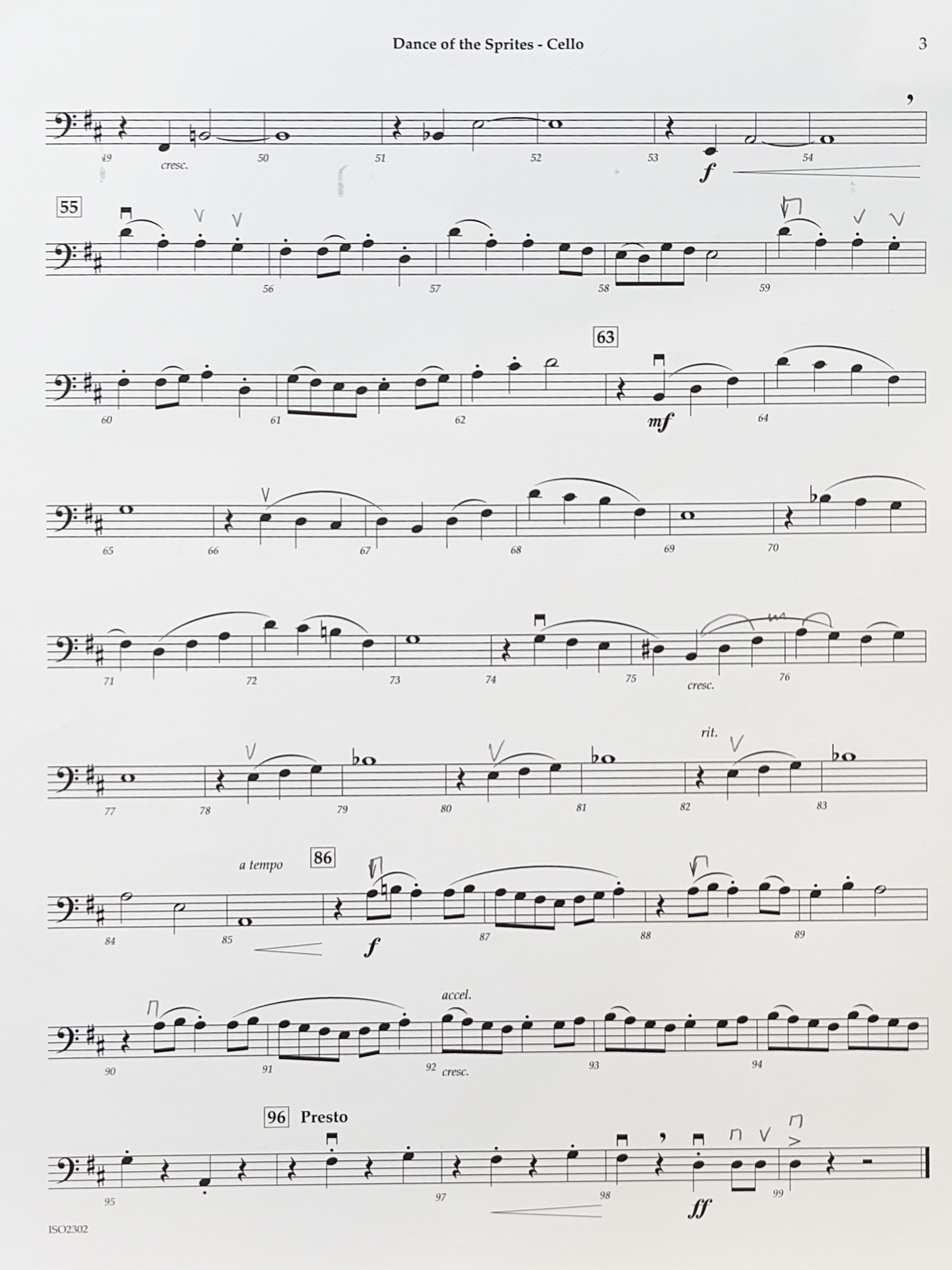 Dance of the Sprites Cello Pg2